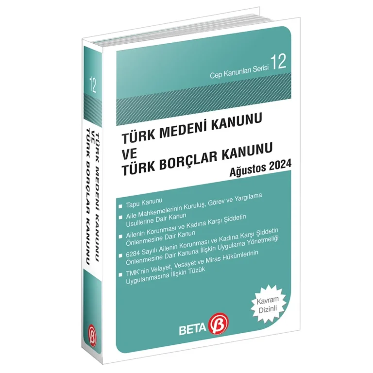 Türk Medeni Kanunu Ve Türk Borçlar Kanunu Hukuk Kitap